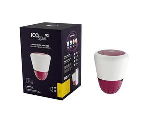 Ondilo ICO SPA V2 Essential+ Sel - Analyseur d'eau connecté spa | Mesures 1 fois/heure pH, ORP, salinité et température de l'eau - Kit de calibration inclus - Recommandations personnalisées