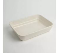ONDINE Plat à four rectangle 28cm BRETAGNE CERAMIQUE Ecru