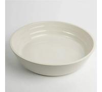 ONDINE Plat rond D28cm BRETAGNE CERAMIQUE INDUSTRIE Ecru SC