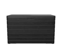 Ondis24 Dolomiti Coffre de rangement XXL - Anthracite - 970 l - Aspect bois avec vérins à gaz - Environ 146 x 82 x 85 cm