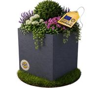 Ondis24 Pot de fleurs Vulkan 40 avec réservoir d'eau résistant à l'hiver (anthracite)