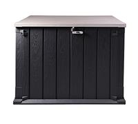 Ondis24 Storer Basic/Basic XL Cache-poubelle verrouillable pour 2 poubelles (1330 l, gris anthracite)