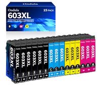 Ondula 603XL Cartouche d'encre Compatible pour Epson 603 XL Cartouche pour Expression Home XP-2100 XP-2105 XP-2150 XP-2155 XP-3100 XP-3150 XP-3155 XP-4100 XP-4150 XP-4155 WF-2810 WF-2820 WF-2830