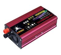 Onduleur 1000 W à 2000 W DC 12 V vers AC 110 V/240 V for voiture, convertisseur de puissance avec cordon d'alimentation, pinces de batterie, prise et port USB 24 V à 110 V - 1500 W(1000W,12Vto230V)