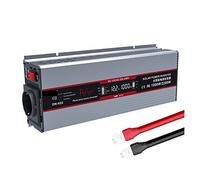 Onduleur 12V 220 onde sinusoïdale pure 2200W onduleur puissance continue 1000W convertisseur de tension avec LED de charge USB(Grijs)