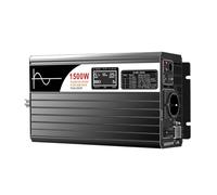 Onduleur 1500W 12v Solaire À Onde Sinusoïdale Pure DC 24V 48V AC avec Télécommande Sûr Stable(1500W LCD Pro,24V)