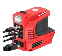 Onduleur 180 W avec lampe de travail à LED pour prise UE 18 V