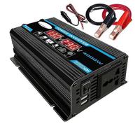 Onduleur 4000 W : protections complètes, dissipation de chaleur, onduleur à onde sinusoïdale pure avec télécommande, deux ports USB et deux