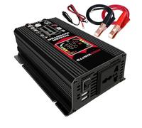 Onduleur 6000W Onduleur De Voiture 12V À 220V Onde Sinusoïdale Modifiée Adaptateur De Convertisseur d'alimentation Transformateur Tension avec Pince Crocodile Convertisseur