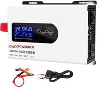 Onduleur 7000w, 8000w, 9000w, 12000w, 15000w, 20000w Onduleur à Onde Sinusoïdale Pure 48v, 60v, 72v DC à 220v AC Convertisseur pour Cuisinière à Induction, Marmite élect, 8000w, 48V