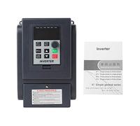 Onduleur à entraînement à fréquence variable, entrée monophasée 220 V, sortie triphasée 380 V, contrôleur de vitesse à onduleur à fréquence variable VFD 1.5KW