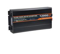 Onduleur À Onde Sinusoïdale 8000W 12000W DC 12 V 24 V vers AC 220 V Convertisseur Banque d'alimentation Portable Transformateur D'onduleur Solaire Convertisseur Tension Convertisseur(12000W 24V EU)