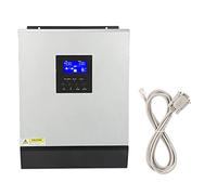 Onduleur à Onde sinusoïdale, inverseur à Onde sinusoïdale Pure Hybride Haute fréquence 3KVA 2400W intégré dans Le contrôleur Solaire 50A 24V