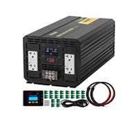 Onduleur à Onde Sinusoïdale Modifiée 5000W CC 12V Vers CA 110V Avec Ecran LCD