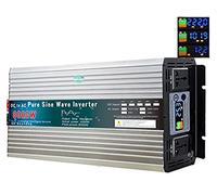 Onduleur à Onde sinusoïdale Pure 12V/24V/48V/60V à 110 220 6000W 8000W convertisseur de transformateur de Tension Puissance à Onde sinusoïdale Pure Solaire Charge Puissante(12V 8000W,110 60HZ)
