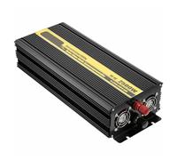 Onduleur À Onde Sinusoïdale Pure 2500W Crête 5000W DC 12V AC 230V LCD Affichage Télécommande for RV Camion Bateau Voiture Sûr Stable