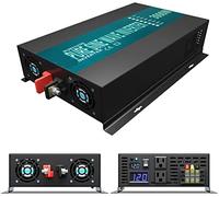 Onduleur à onde sinusoïdale Pure 3000W 24V DC à AC panneau solaire onduleur batterie externe générateur convertisseur 12V/36V/48V(48V)