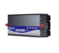 Onduleur à onde sinusoïdale Pure 3000W 4000W 5000W, puissance DC12V 24V 48V 60V à AC220V, convertisseur de tension, Double prise, for installation solaire de voiture(5000W,60V_110-120V 60HZ_GENERAL)