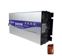 Onduleur à Onde sinusoïdale Pure 4000W 5000W, 12V DC 24V à AC 220V 110V, transformateur de Tension, convertisseur de Puissance for énergie Solaire(5000W Remote Control,12V_120V(60HZ)_General)