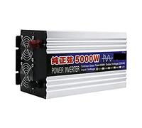 Onduleur à onde sinusoïdale pure 5000W 6000W 8000W Onduleur à onde sinusoïdale pure DC 12V 24V à AC 220/110 50Hz 60Hz Convertisseur de tension Big Power Dual Output Solar Inverter(5000W,24V_AC220)