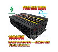 Onduleur à onde sinusoïdale pure avec écran LCD, rendement de conversion élevé, ventilateur de refroidissement, télécommande pour de multiples
