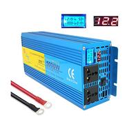 Onduleur à onde sinusoïdale Pure DC 12 v/24 v à AC 220 3000 W 4000 W 5000 W Volt affichage LED convertisseur transformateur voiture Inversor énergie solaire(5000W 12V 50Hz)