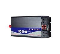 Onduleur à Onde sinusoïdale Pure DC 12V 24V 48V 60V 72V AC 3000W 4000W Onduleurs solaires for Voiture Double Affichage numérique Camping en Plein air(3000W,24V,50)
