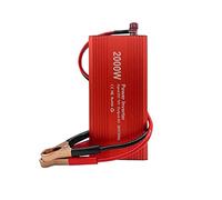 Onduleur à onde sinusoïdale pure, Onduleur à onde sinusoïdale modifiée 2000W Onduleur à onde sinusoïdale modifiée DC 12V à 220 Transformateur de voiture Convertir Socket Converter Chargeur Convertisse