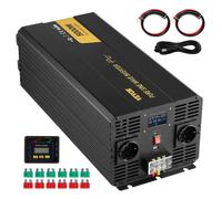 Onduleur à Onde Sinusoïdale Pure-VEVOR-5000 W-Onduleur de Voiture CC 12 V vers CA 230 V-pour Camping-car, Camion, Voiture,Voyage