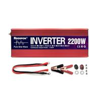 Onduleur à ondes solaires, 12V DC à 110V 220V AC 50Hz, 1000W, 1600W, 2200W, 3000W, transformateur de puissance(2200W,10.5-14.8V_230V)