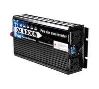 Onduleur à phase divisée 5000W 48V, onduleur à onde sinusoïdale pure 72V DC à AC 110V / 220V équipé de 2 prises d'alimentation AC et d'un onduleur solaire à écran d'affichage LCD,48V TO 220V