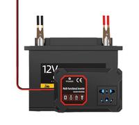 Onduleur automobile - Convertisseur de port de charge pour batterie - Adaptateur pour véhicule - Adaptateur enfichable - Chargeur de voyage - Solution intelligente pour téléphones portables