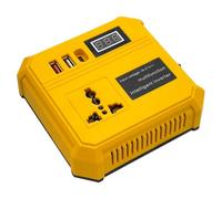 Onduleur compact alimenté par batterie pour la planification des | Boîtier extérieur moulé, bornes métalliques visibles et marquage d ' entrée 18-21 V