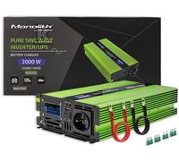 ONDULEUR CONVERTISSEUR / 1000W / 2000W / 12V VERS 230V 51942
