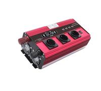 Onduleur Convertisseur De Tension d'alimentation 12 V/24 V CC vers 220 V CA Onduleur Solaire pour Voiture Puissance Pointe 6000 W Prise UE/Universelle Transformateur(12V 220V EU B)