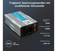 Onduleur Convertisseur de Tension Sinusoïdale Modifié Voiture 12V de 1200W à ...