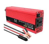 Onduleur Convertisseur Tension Convertisseur USB Prise Universelle Affichage LED Transformateur Automatique Onduleur Solaire DC 12V/24V À AC 220V Puissance 1500W/2000W/2600W