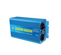Onduleur Convertisseur Tension DC 12 V vers AC 220 V 3000 W 4000 W 5000 W Prise UE Transformateur Solaire pour Onduleur Voiture À Onde Sinusoïdale Transformateur(12V EU 2000W-4000W)