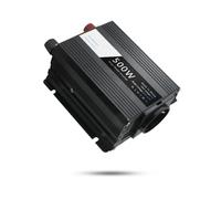 Onduleur Convertisseur Tension LED 500 W/1000 W DC 12 V vers AC 220 V 230 V Prise Européenne Prise Allume-Cigare Accessoires Automobiles Transformateur(Le Noir)