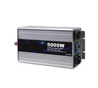 Onduleur Convertisseur Tension Onduleur Sinusoïdal Pur 12 V CC vers 220 CA 2 Prises avec Ports De Charge USB,1 A 3000 W/6000 W