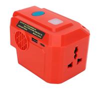 Onduleur d'alimentation sans Fil 18V Portable, convertit la Batterie 18V en Sortie USB Type C AC 200W avec Une Protection LED et Multi-sécurité