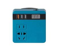 Onduleur De Batterie - Adaptateur D'outil Au Lithium, Affichage Du Courant AC/DC | Générateur Électrique Portatif De Travail Extérieur, Chargeur De Sortie Alimenté Par Batterie 220V 18V Pour Le Foncti