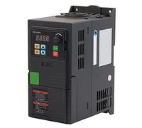 Onduleur de fréquence de Gearwell, convertisseur de vecteur variable de 1,5 kW avec une sortie de phase 0-240 V à entrée monophasée 0-240V, contrôleur de vitesse du moteur