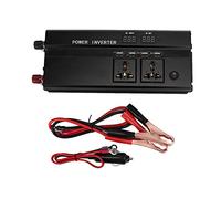 Onduleur de Puissance 4000W Convertisseur DC 12V à AC 220V Onduleur de Voiture à Onde sinusoïdale Pure avec 4 Ports USB Double Prise CA, écran LCD pour la Maison et l'extérieur