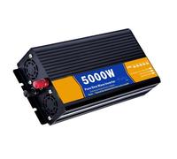 Onduleur de Puissance, écran Couleur, 5 000 W CC 12 V/24 V/48 V/60 V vers CA 110 V/220 V, onduleur embarqué pour Voyage/Camping
