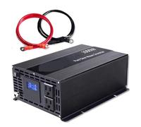 Onduleur de Puissance for Panneau Solaire 1000 W à Onde sinusoïdale Pure 12 V/24 V/36 V/48 V CC vers 100 V/120 V//230 V/240 CA Convertisseur Transformateur Léger et Compact(48V)