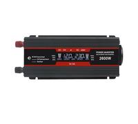 Onduleur de puissance, Transformateur de conversion tension d'énergie solaire, écran LCD 60 Hz, 12 V CC vers 220 CA, 230, 1500 W/2000 W/2600 W, prise E/S