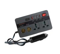 Onduleur De Puissance Voiture 300W Convertisseur 12V À 220V avec Moniteur pour Véhicules Camping Voyage Convertisseur AC pour Voitures