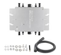 Onduleur de Réseau Solaire, 1600W Onduleur de Raccordement au Réseau Micro Onduleur Système d'alimentation Solaire Photovoltaïque Système de Cravate de Grille Solaire, IP65 Étanche