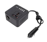 Onduleur de Voiture 150W DC 12V 24V vers Chargeur AC avec 4 Ports USB 1 Type C